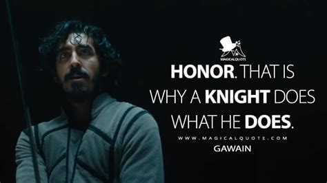 Honor. That is why a knight does what he does. - MagicalQuote