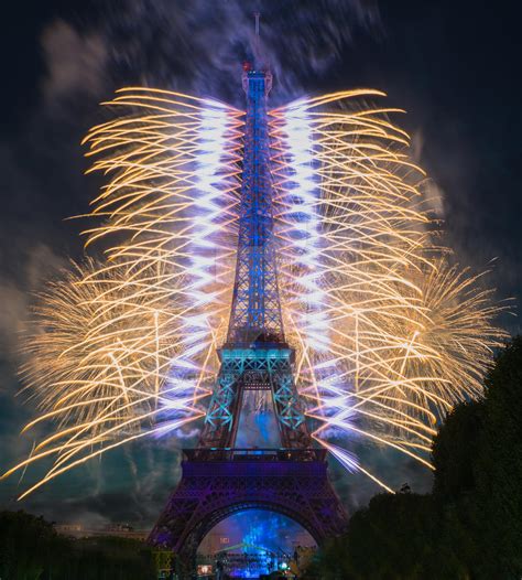 Paris France Eiffel Tower Fireworks 2017 by vgfisher on DeviantArt