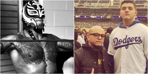 20 Pictures Of Rey Mysterio With No Mask Fans Need To See