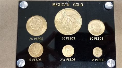 Beautiful 6 Coin Uncirculated Mexican Gold Coin Set | Atlanta Gold ...