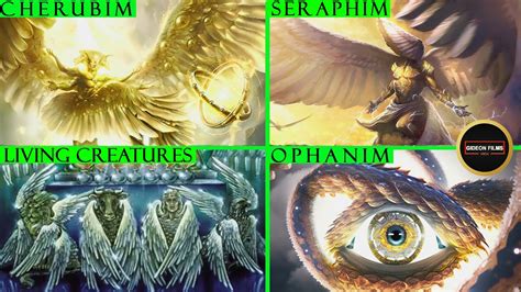 Seraphim, Cherubim, Four living Creatures & Ophanim | Different types ...