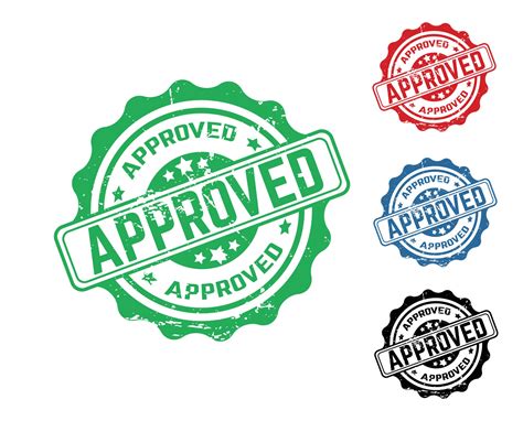 Approved Stamp Vector Art, Icons, and Graphics for Free Download