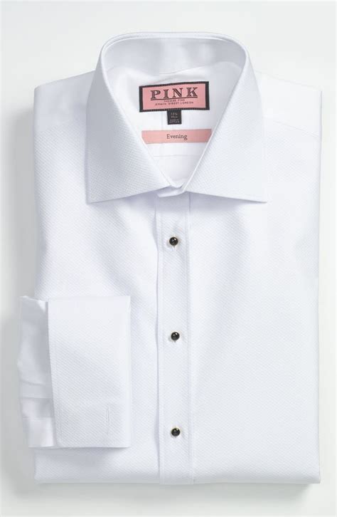 Thomas Pink Slim Fit Tuxedo Shirt | Nordstrom