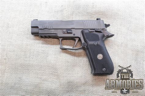 SIG SAUER P220 LEGION 45ACP PISTOL W/ LEGION SOFT CASE, THREE MAGAZINES, CHALLENGE COIN PREOWNED ...