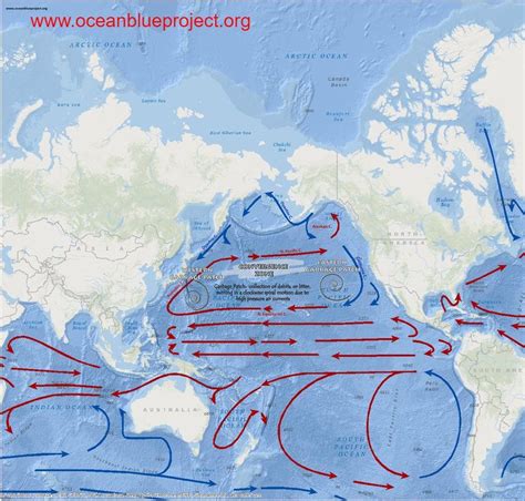 Ocean Currents Map • Environmental Nonprofit Organization