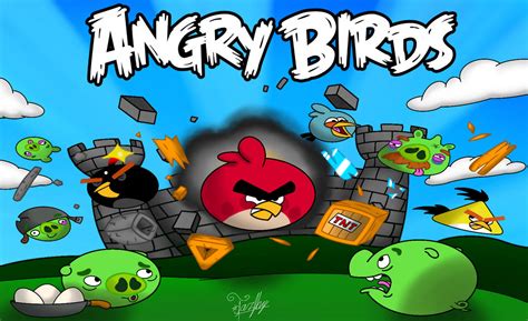 ANGRY BIRDS {FAN-ART} (+SPEEDPAINT) by Tazlhy on DeviantArt