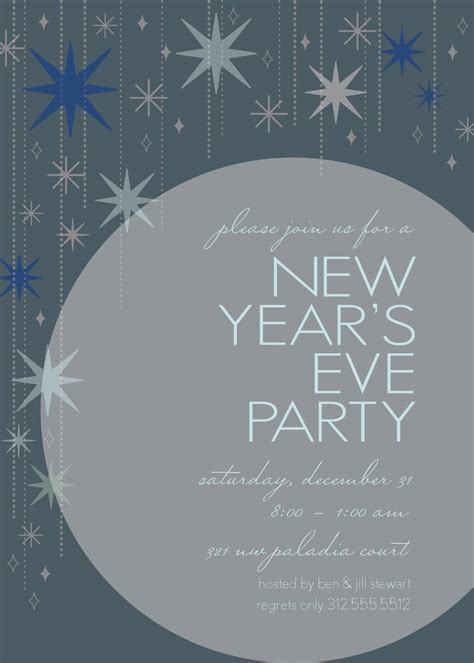 New Years Eve Party Invitation Templates