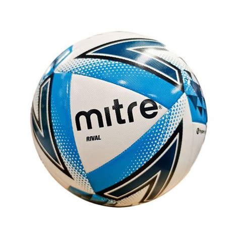 Mitre Ulitmatch Rival Football/Soccer Outdoor Training/Game Ball Size 5 Blue/WHT - Bunnings ...