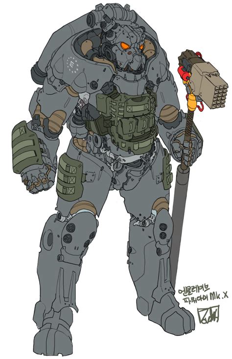 X-01 tactical power armor by obokhan on DeviantArt