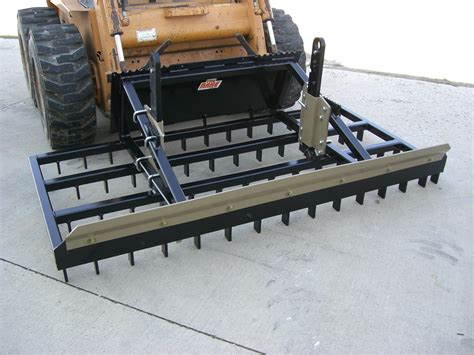 The Rake Landscaping Skid Steer Attachment - Daniel Mfg. Inc.