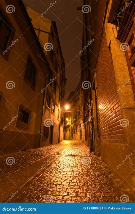 Porto Cityscapes Old Town Night Time 3 Stock Photo - Image of cityscape, shine: 171880784