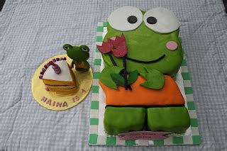 DHANYA'S DELIGHTS: Keroppi Cake [Japanese Frog]