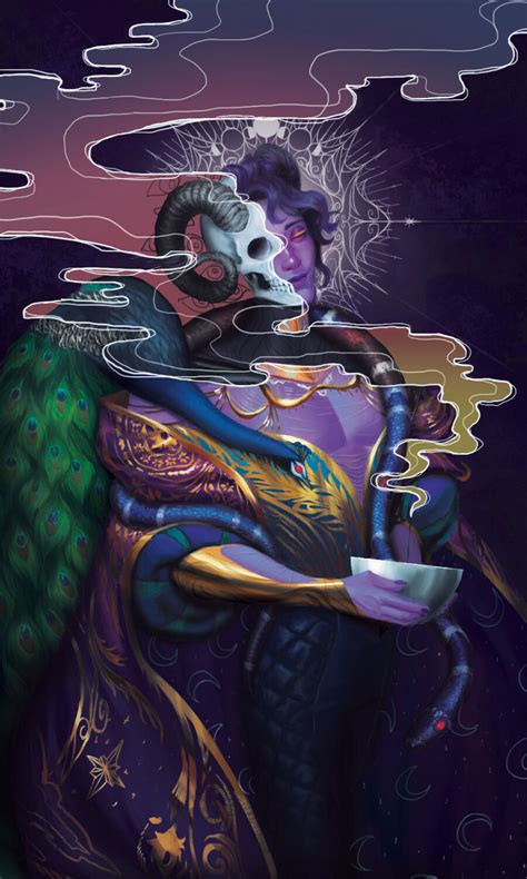 Viktor Maru Souza - Critter Tarot Project - Death // Mollymauk