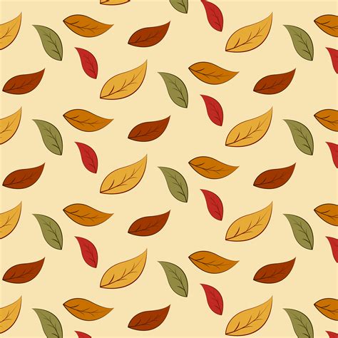 Autumn leaves pattern 1200621 Vector Art at Vecteezy