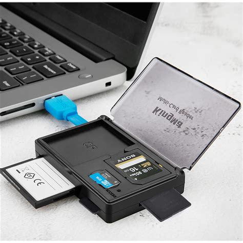 Buy SD Card Reader, 3 in 1 Portable USB 3.0 Card Hub 5Gbps High Speed ...