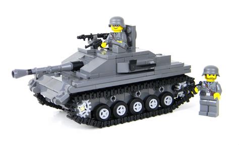 Custom WW2 Deluxe German StuG Tank Made With Real LEGOÂ® Bricks