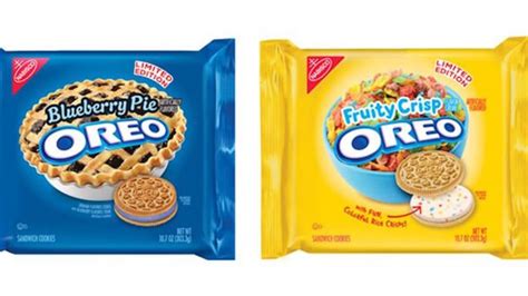 Oreo Unveils New Limited Edition Blueberry Pie and Fruity Crisp Flavors | Mental Floss