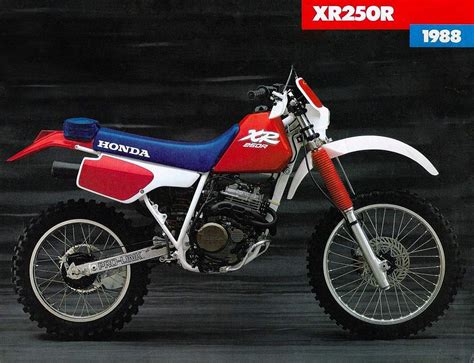 Honda XR250R (1988) - MotorcycleSpecifications.com