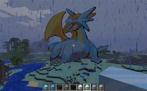 Salamence Pixel Art Minecraft by najjou on DeviantArt