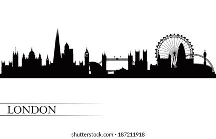 London Skyline Silhouette Png