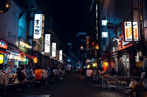 Tokyo street night shot on Behance