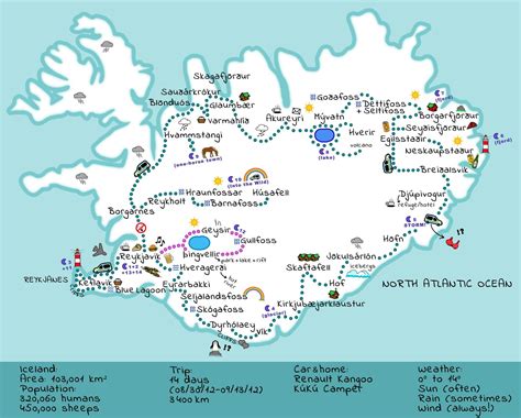 Free Printable Map Of Iceland