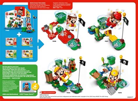 LEGO 71372 Cat Mario Power-Up Pack Instructions, Super Mario - Power-Up Pack