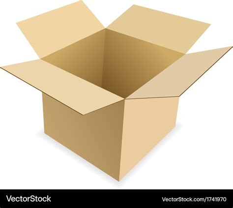 Carton box Royalty Free Vector Image - VectorStock