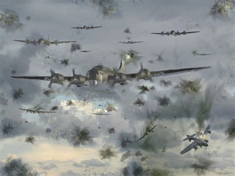 Heavy Flak over Leuna ~ 1944 by zulumike on DeviantArt