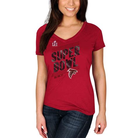 Atlanta Falcons Majestic Women's Super Bowl LI Bound Born to Rule T ...