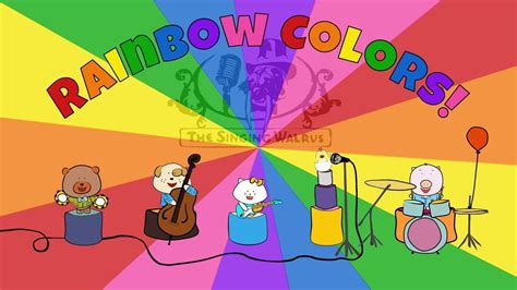 Rainbow Colors Song | Colors Song for Kids | The Singing Walrus Chords - Chordify