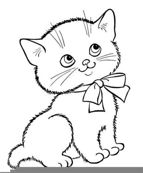 Kitten clipart black and white, Kitten black and white Transparent FREE for download on ...