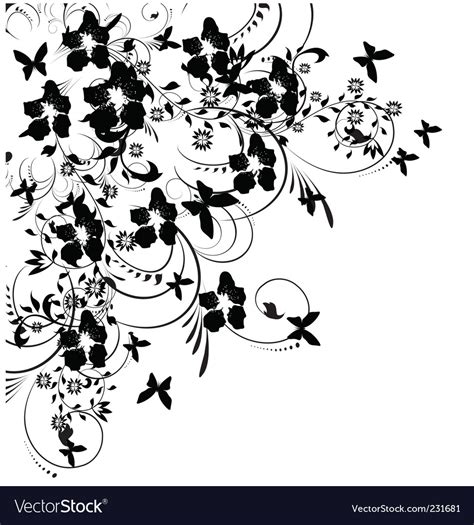 Nature silhouette Royalty Free Vector Image - VectorStock