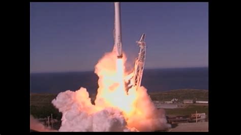 Falcon 9 launches from Vandenberg AFB, CA - YouTube