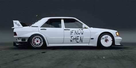 A$AP rocky unveils 'need for speed' mercedes-benz 190E