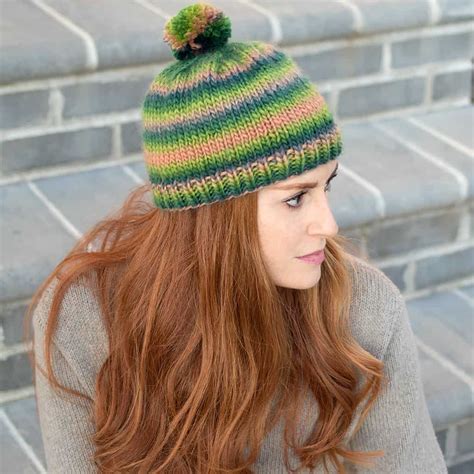 Basic Beanie Knitting Pattern - Gina Michele