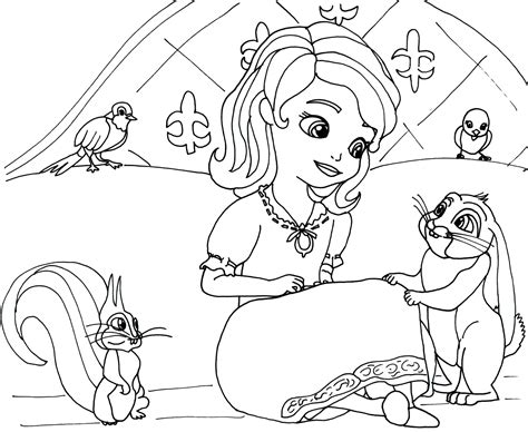 Sofia the First Coloring Pages - Best Coloring Pages For Kids