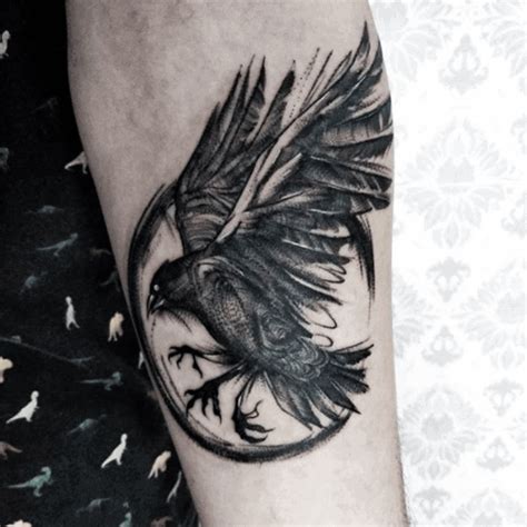 Raven Tattoo - 200+ Crow Tattoo Designs To Inspire You - Tattoo Stylist