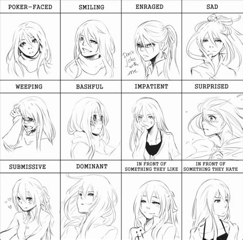 Pin by Mystral Rose on Tutorials in 2020 | Anime faces expressions ...