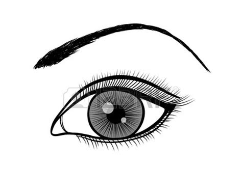 Cartoon Eyes Clip Art Black And White