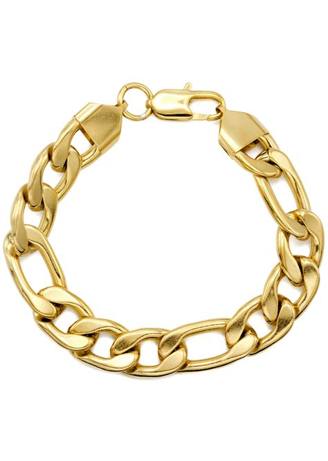 14K Gold Figaro Bracelet – goldurban.com