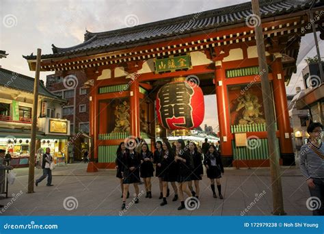 Asakusa Kaminarimon Nakamise Street Editorial Photo | CartoonDealer.com #172982217