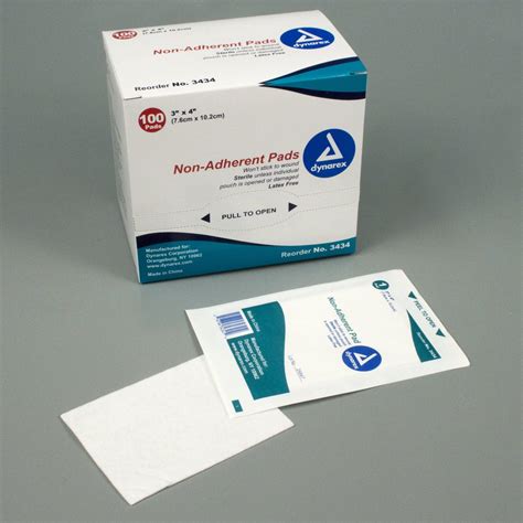 GAUZE PADS NON ADHERING 3 X 4 100/BOX Model: Amazon.ca: Health & Personal Care