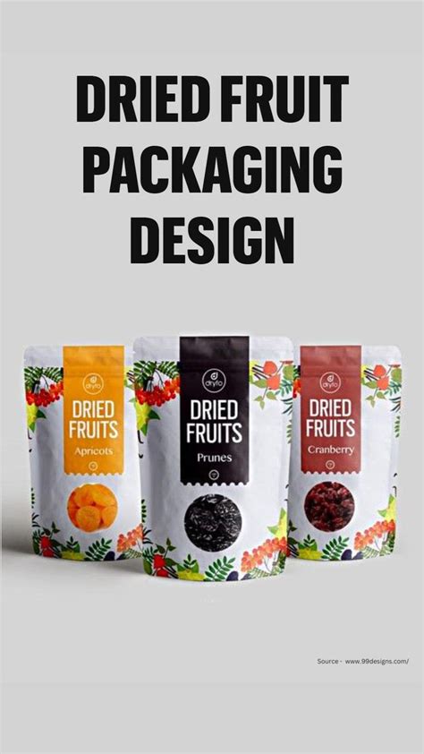 Dried Fruit Packaging Design Idea