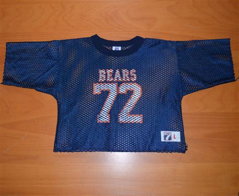 vintage 80s chicago BEARS football jersey fridge 72 by skippyhaha