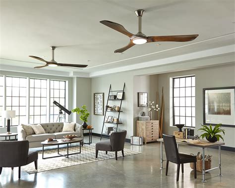 The hand carved wooden blades of this beautiful modern, but yet very elegant ceiling fan is ...