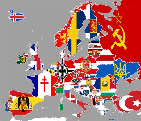 Old Flags of European Countries : r/MapPorn