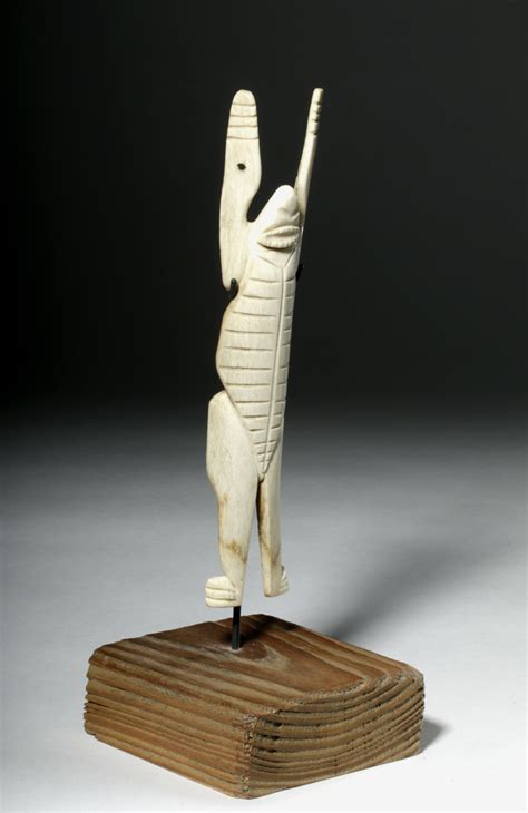 Early 20th C. Inuit Bone Carving - Anthropomorphic