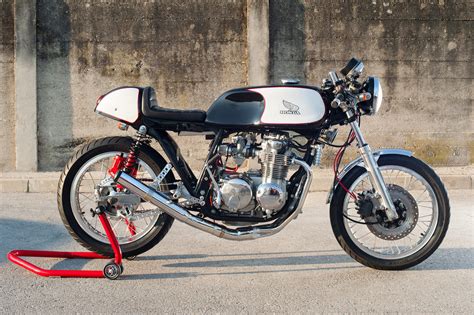 A Classic Honda CB550 Cafe Racer