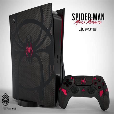 Spiderman Miles Morales PS5 Controller Console Skin Be ...